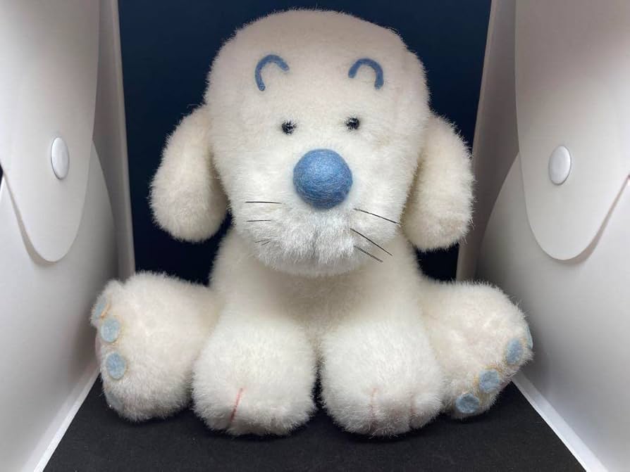 値下げ！タグ付き　吉徳　ヨシトク　子犬　ぬいぐるみ　レトロ　日本製 Amazon.co.jp: ガタピシ ぬいぐるみ レトロ 犬 ヨシトク 吉徳